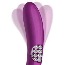 ACTION Vibro Rabbit Rotating Double 10 x 3.5cm Violet